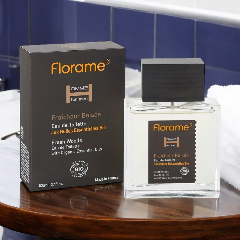 Florame - Eau de toilette homme BIO fraîcheur boisée 100ml