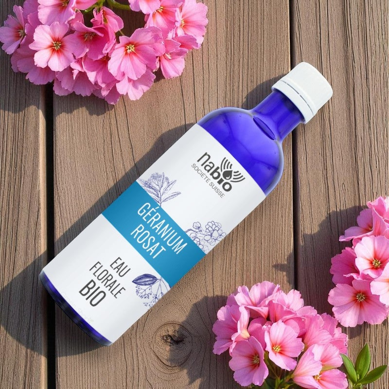 Eau florale BIO Géranium rosat