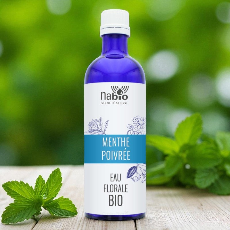 Bio-Pfefferminzblütenwasser – 200 ml – Nabio