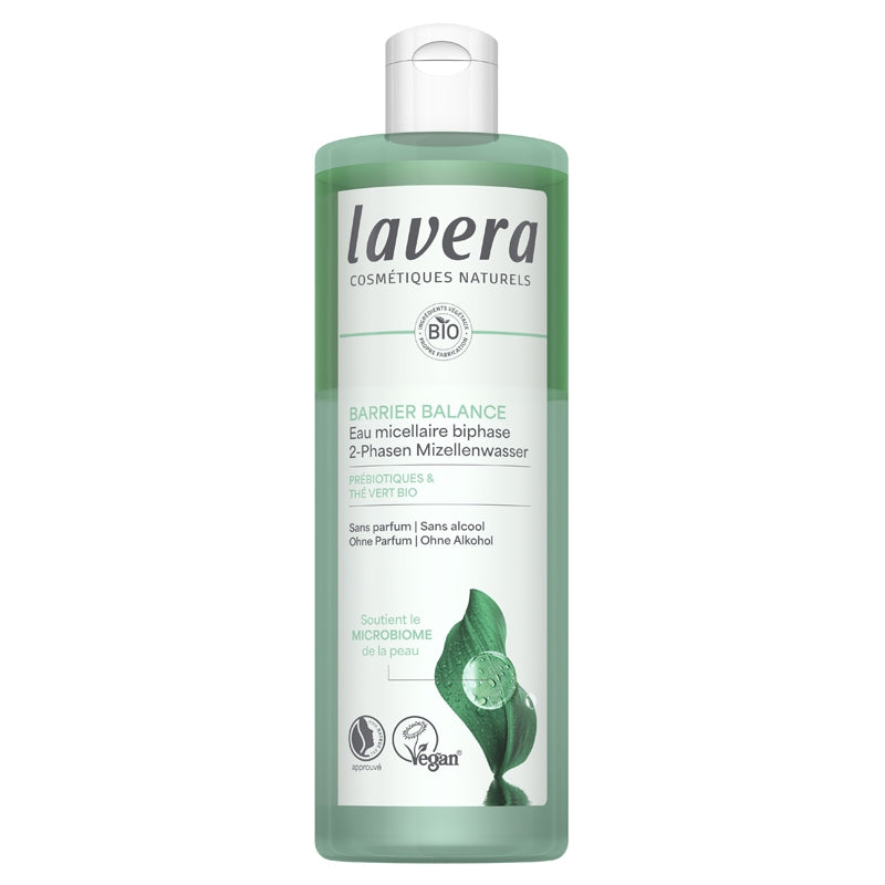 Eau micellaire biphasée BIO prébiotiques & thé vert