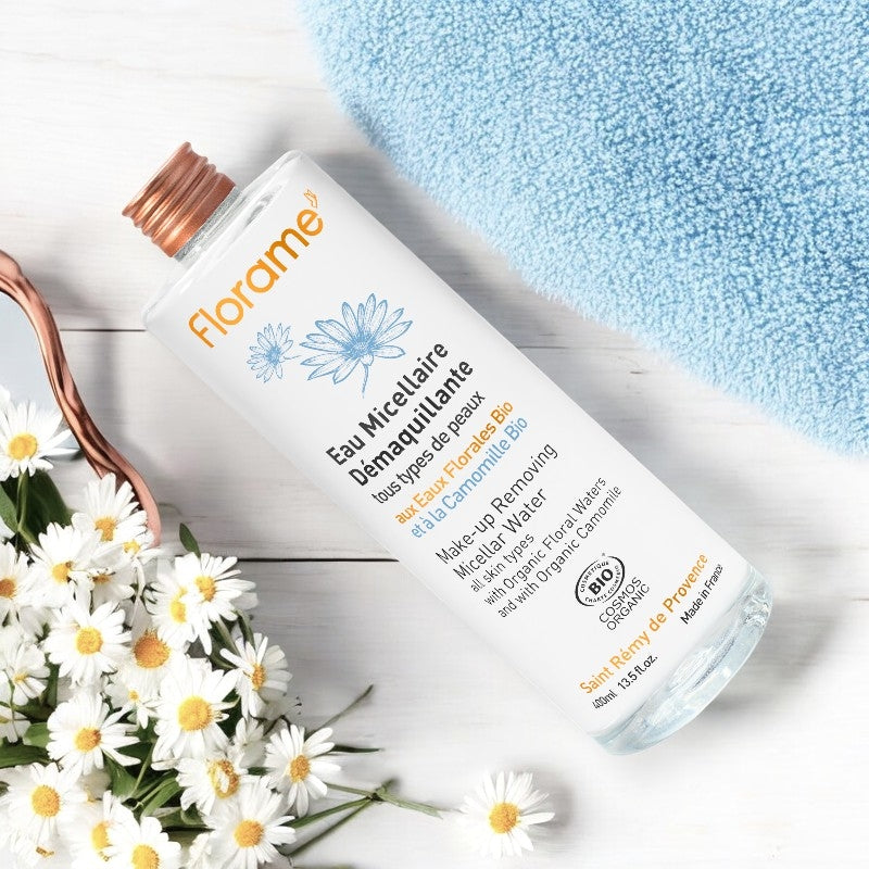 Florame - Mizellen-Reinigungswasser für Gesicht & Augen Kamille BIO 400ml