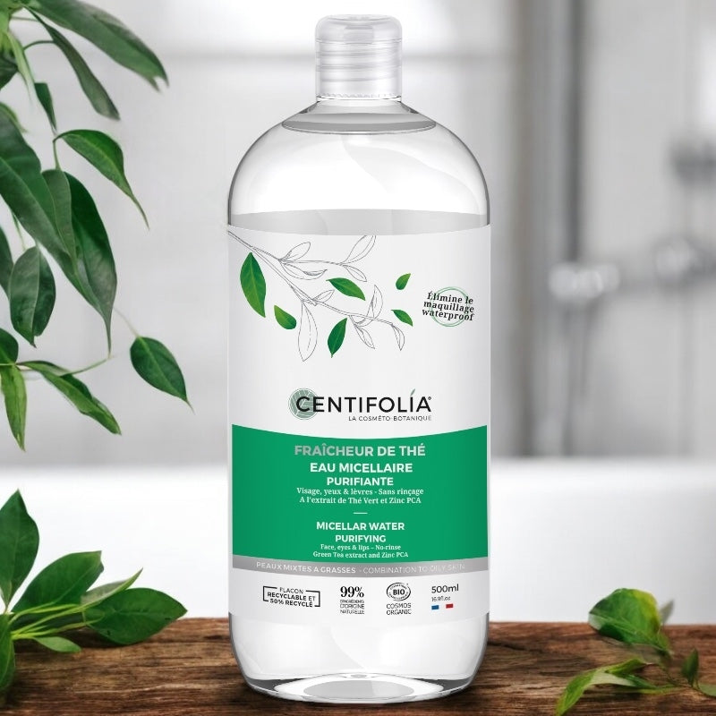 Centifolia - Reinigendes Mizellenwasser Grüner Tee BIO 500ml