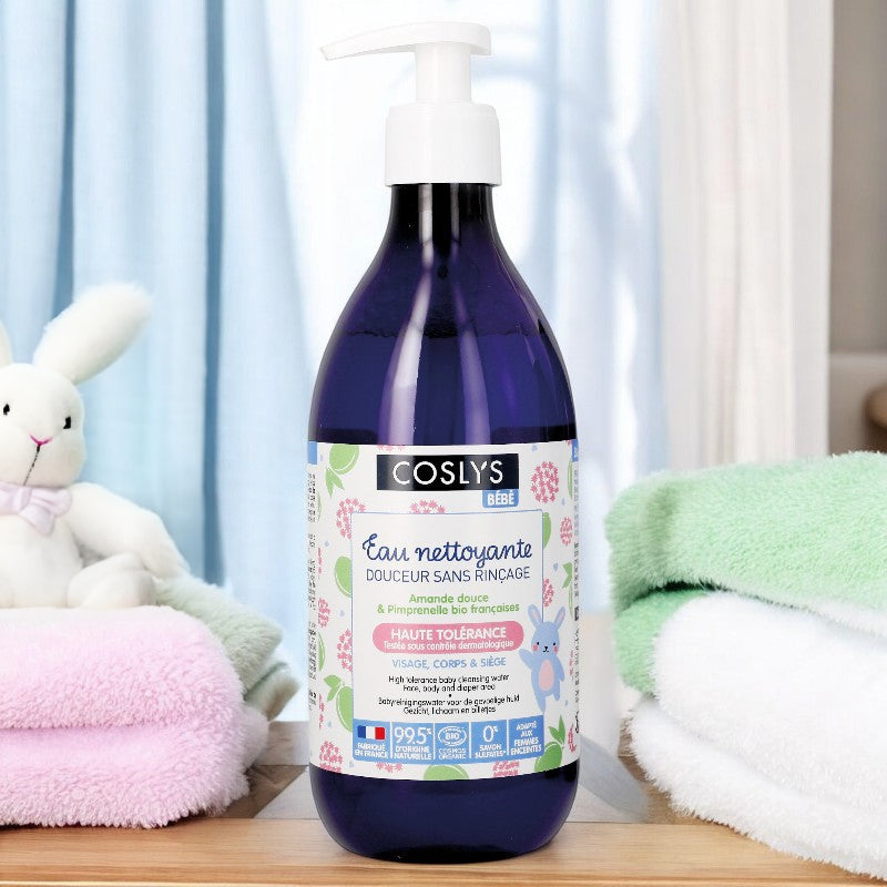 Coslys - Eau nettoyante bébé BIO pimprenelle 500ml
