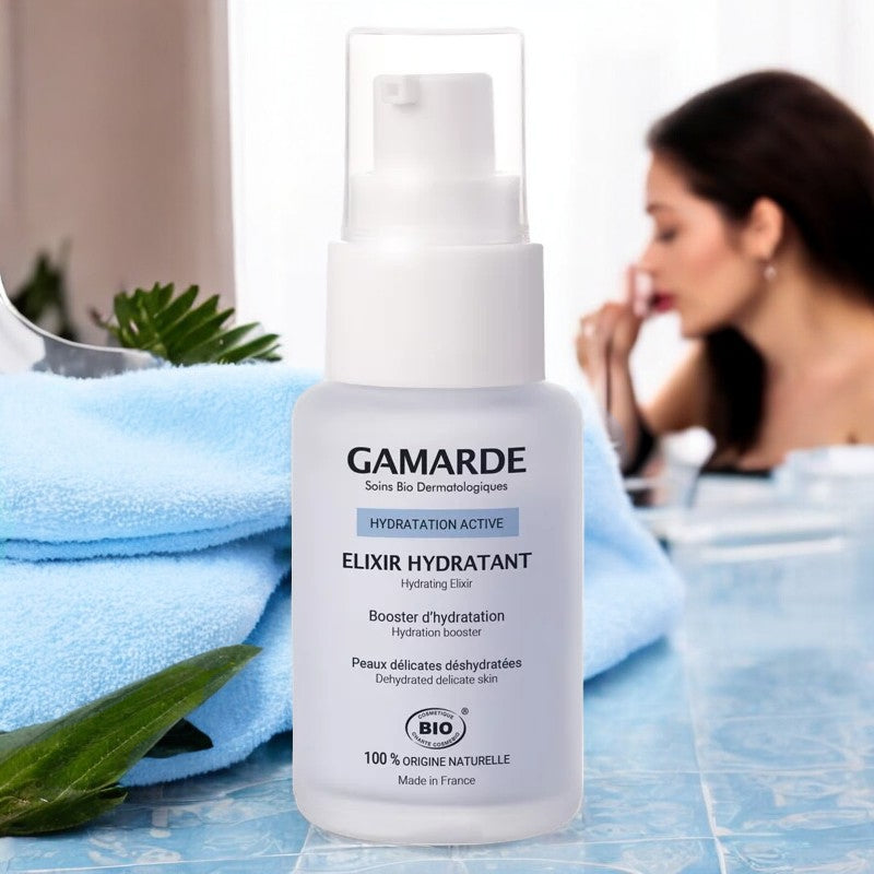 Gamarde - Elixir hydratant BIO - booster d'hydratation - peaux délicates - 30ml