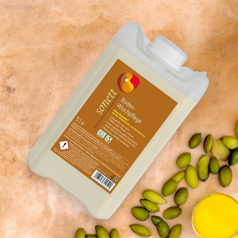 Entretien pour sols olive & cire d'abeille ECO