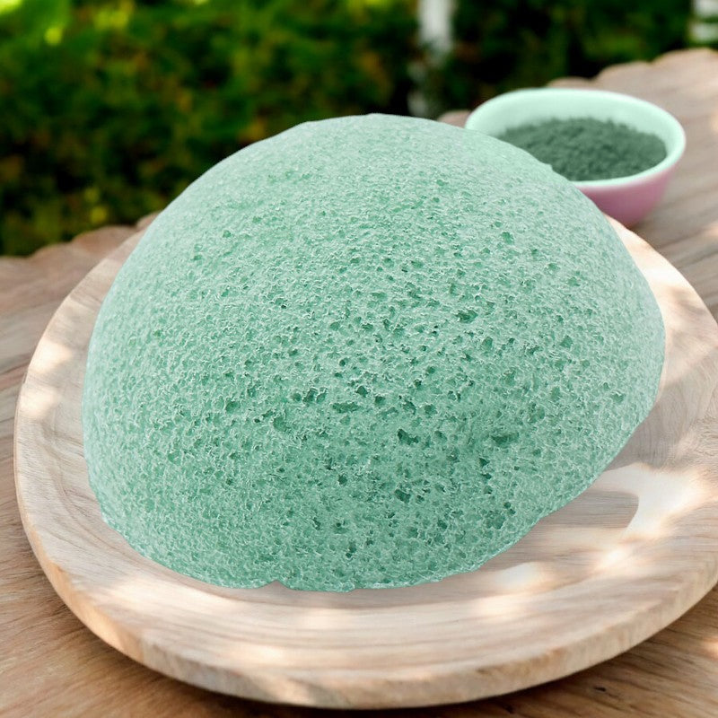 Konjac-Schwamm Gesicht Grüner Tee