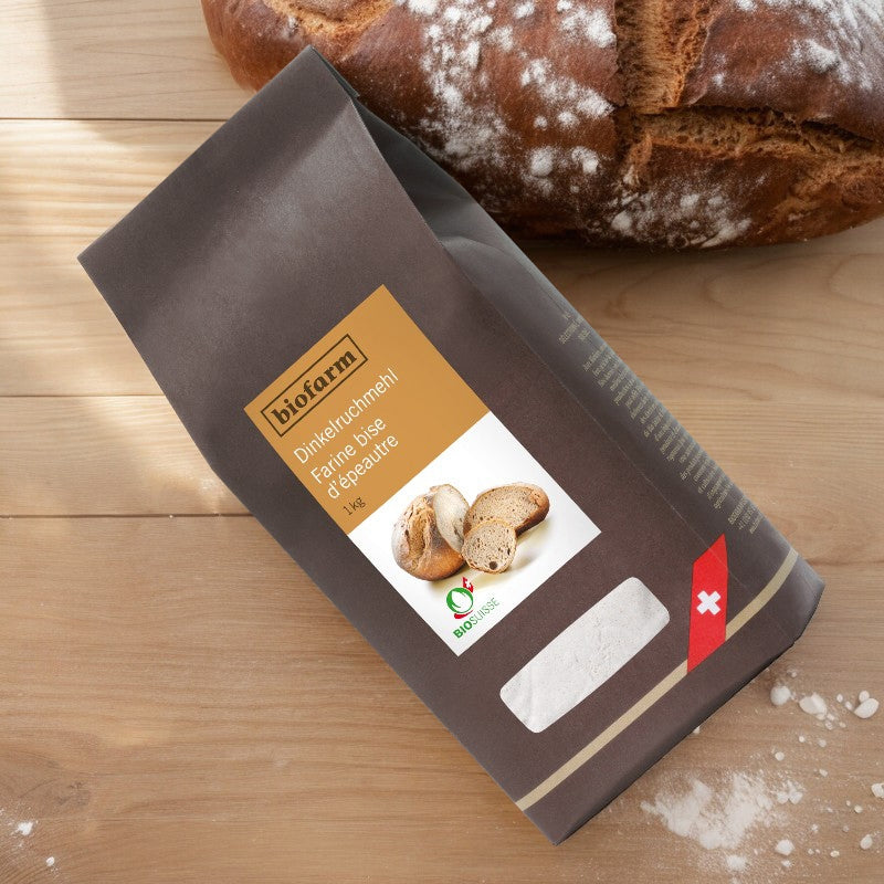 Biofarm - Farine bise d'épeautre suisse BIO 1kg