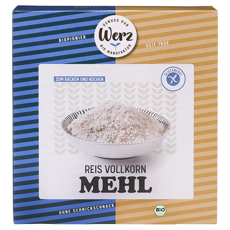 Bio-Vollkornreismehl - 1 kg - Werz