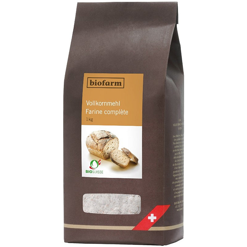 Biofarm - Farine complète suisse BIO 1kg