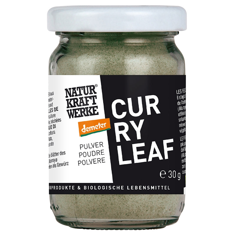 Bio-Curryblattpulver - 30g - NaturKraftWerke