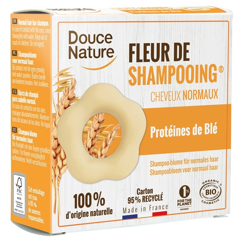 Douce Nature - Fleur de shampooing BIO sauge & argile jaune 85g