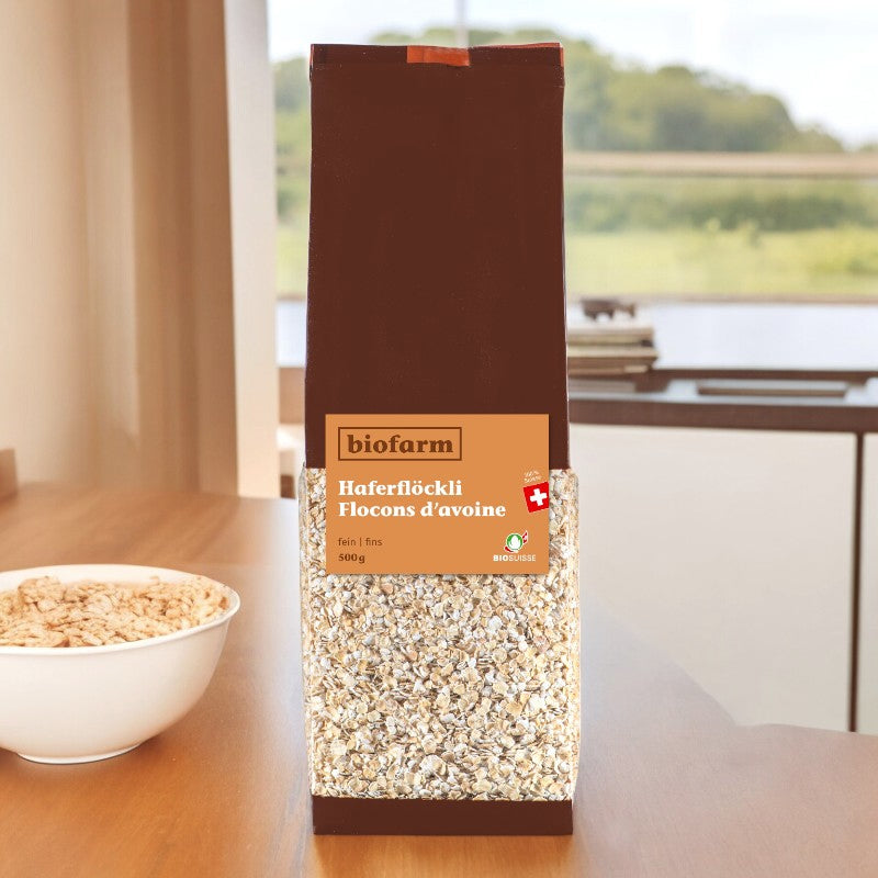 Biofarm - Bio-Schweizer Feinhaferflocken 500g