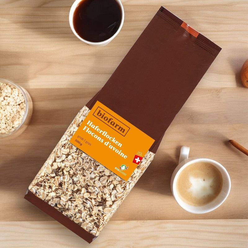 Biofarm - Bio-Haferflocken nach Schweizer Art 500g