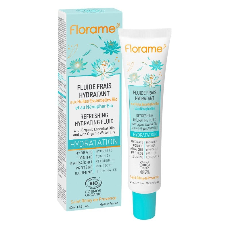 Florame - Fluide frais hydratant BIO nénuphar 40ml