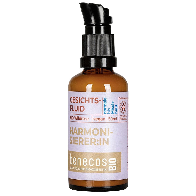 Benecos - Fluid Normale bis Mischhaut Wildrose BIO 50ml
