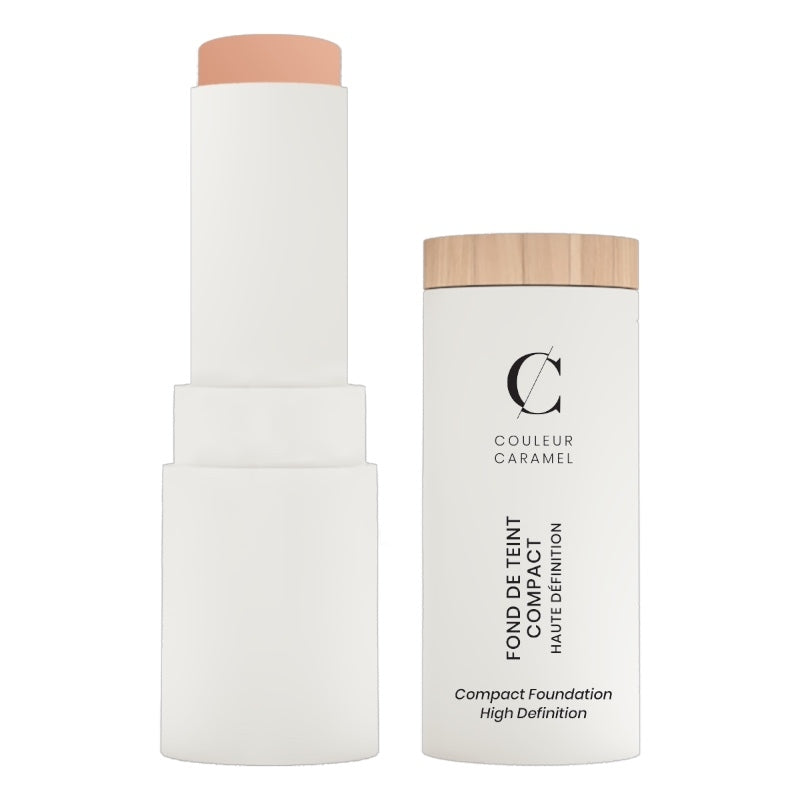 Couleur Caramel - Fond de teint compact HD Beige clair N°12 BIO 9g