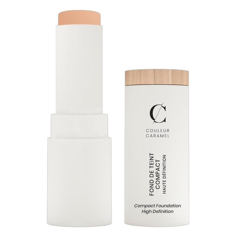 Couleur Caramel - Fond de teint compact HD Beige diaphane N°11 BIO 9g