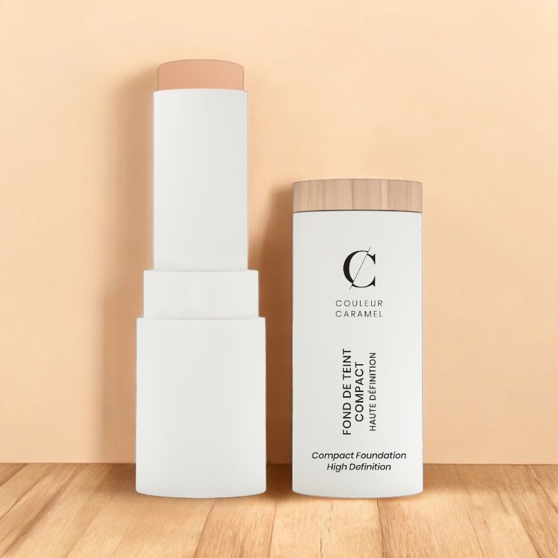 Couleur Caramel - Fond de teint compact HD Beige diaphane N°11 BIO 9g