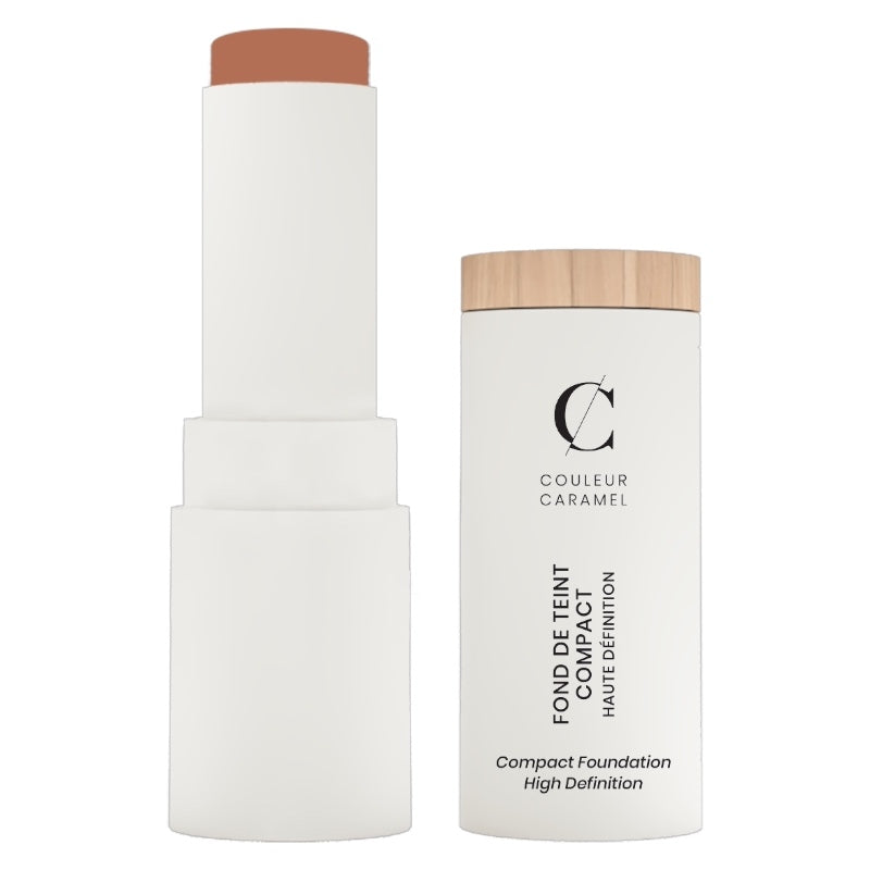 Couleur Caramel - Fond de teint compact HD Beige foncé N°15 BIO 9g