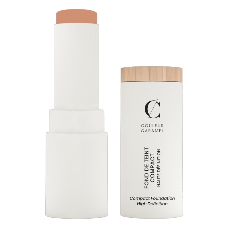 Couleur Caramel - Fond de teint compact HD Beige halé N°14 BIO 9g