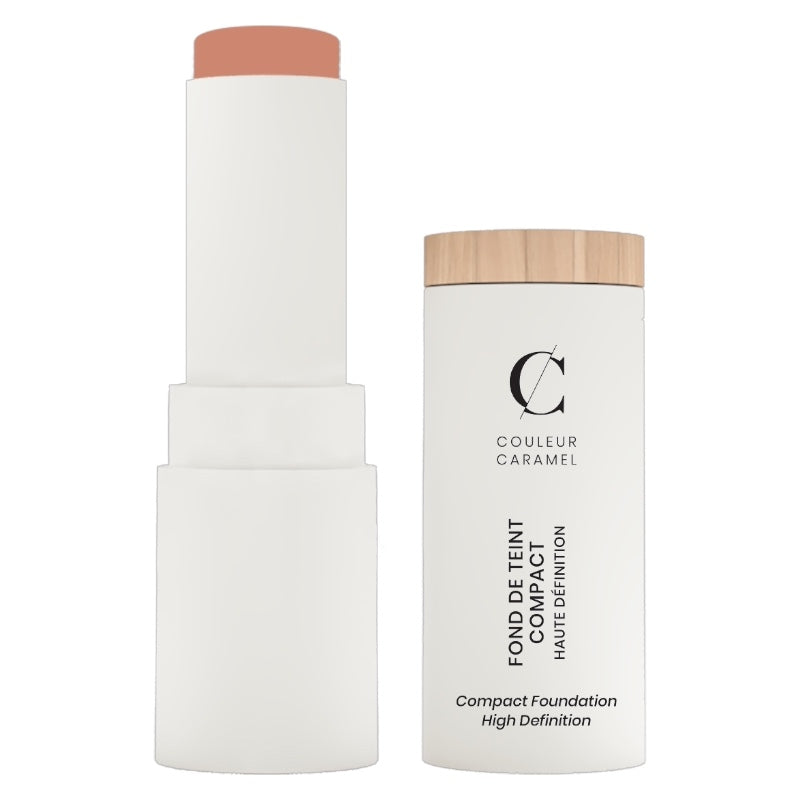 Couleur Caramel - Fond de teint compact HD Beige orangé N°13 BIO 9g