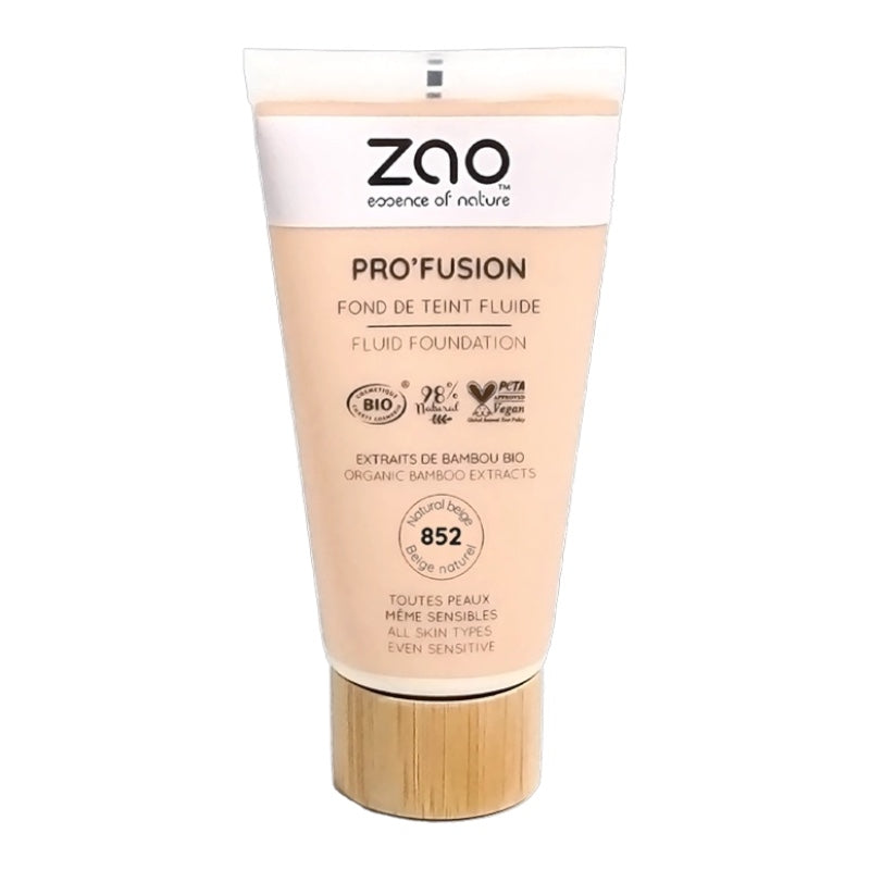 Fond de teint fluide Beige naturel N°852 BIO