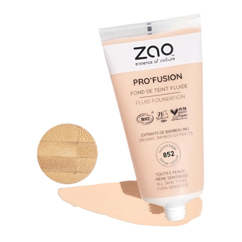 Fond de teint fluide Beige naturel N°852 BIO