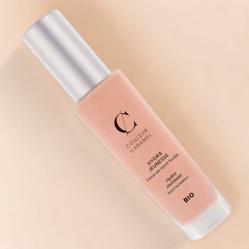 Couleur Caramel - Fond de teint fluide jeunesse Beige rosé N°22 BIO 30ml