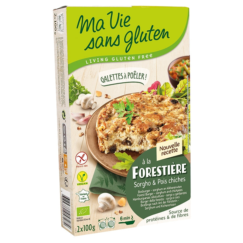 Bio-Pilz-Kichererbsen-Pfannkuchen - 2 x 100 g - My Gluten-Free Life