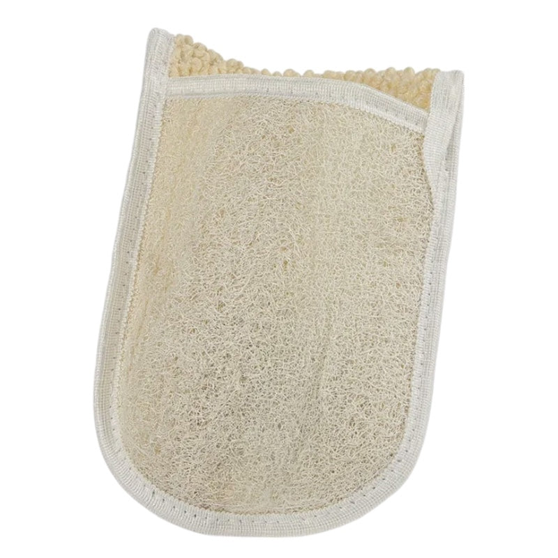 Gant loofah - exfoliant - élimine les cellules mortes