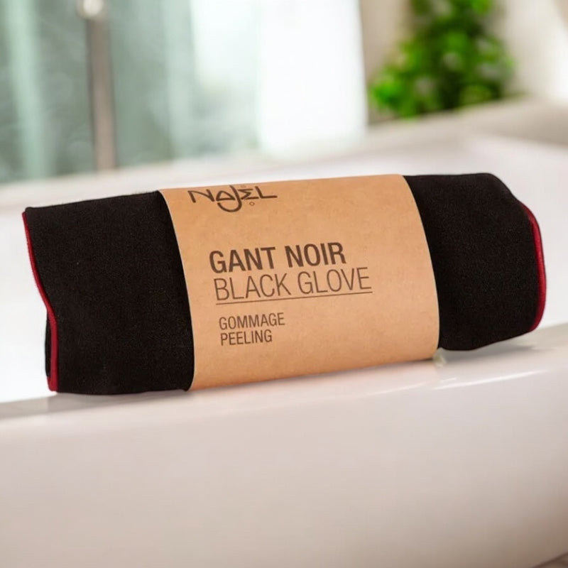 Gant noir kessa - gommage & peeling