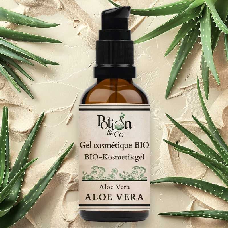 Bio-Aloe-Vera-Kosmetikgel - 50 ml - Potion & Co