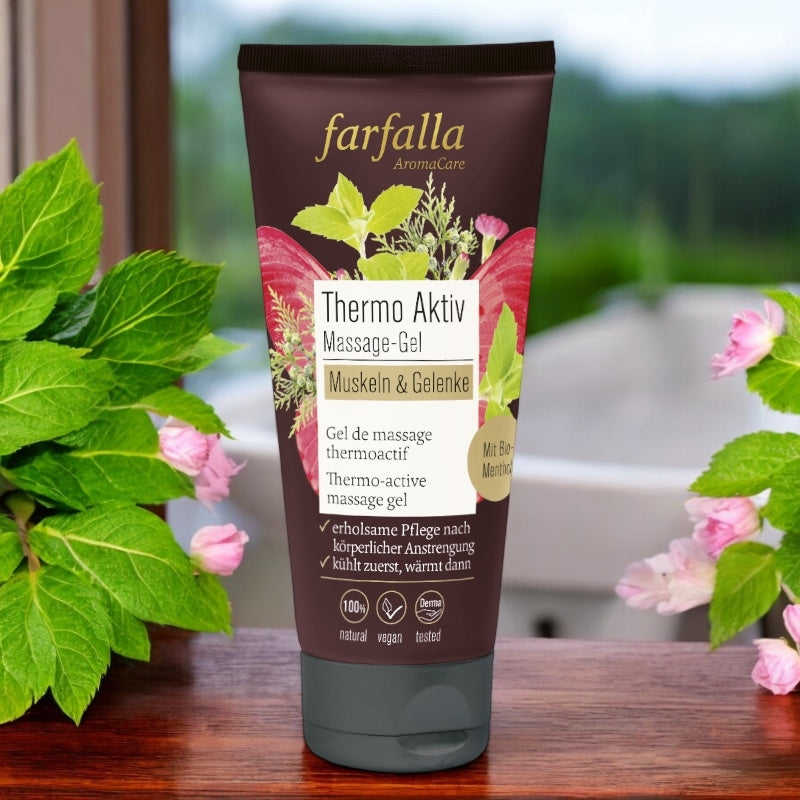 Farfalla - Thermoaktives Massagegel Menthol BIO 100ml