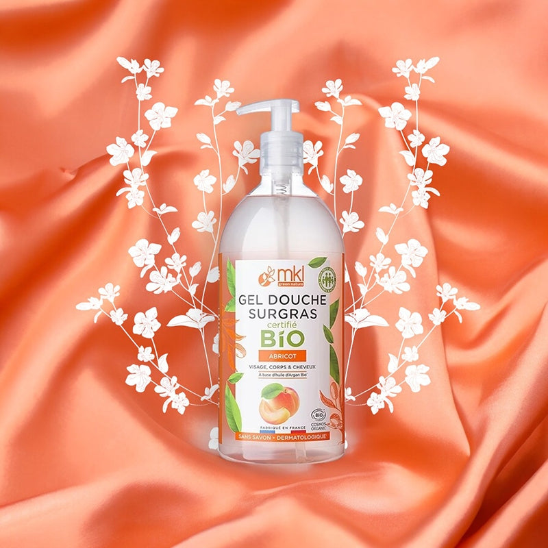 Gel douche BIO abricot 1l