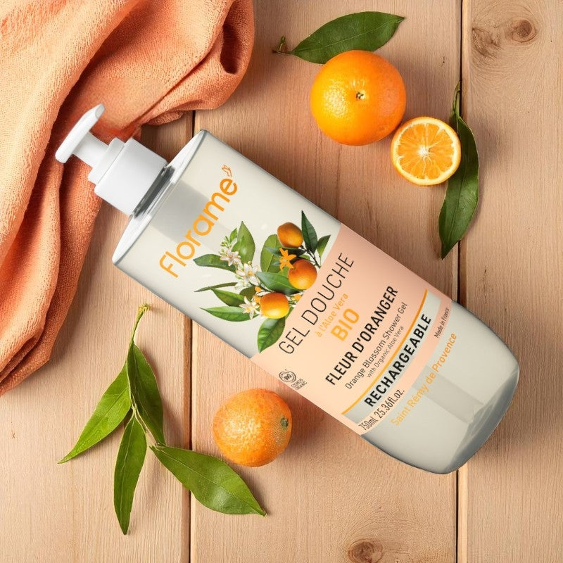 Florame - Duschgel Orangenblüte BIO 750ml