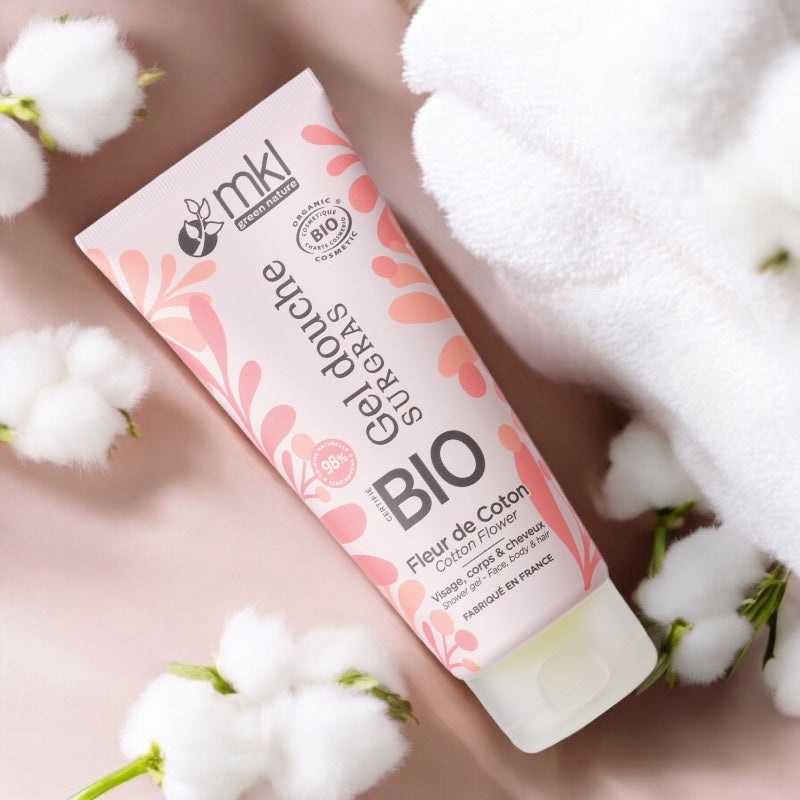 Gel douche BIO fleur de coton