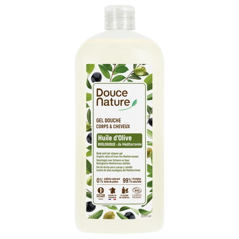 Douce Nature - Duschgel Körper & Haare Olive BIO 1l