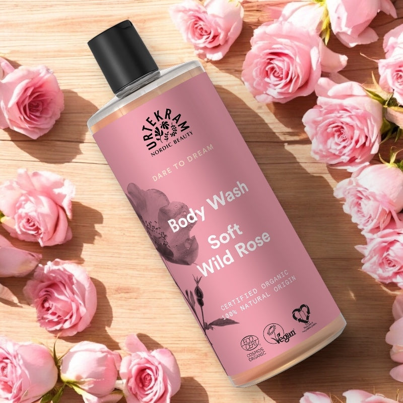 Sanftes Duschgel wilde mit Rose BIO