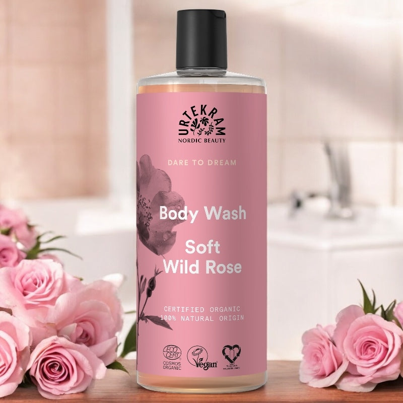Sanftes Duschgel wilde mit Rose BIO