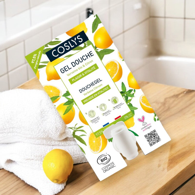 Coslys - Gel douche plaisir & vitalité BIO verveine & citron 10kg