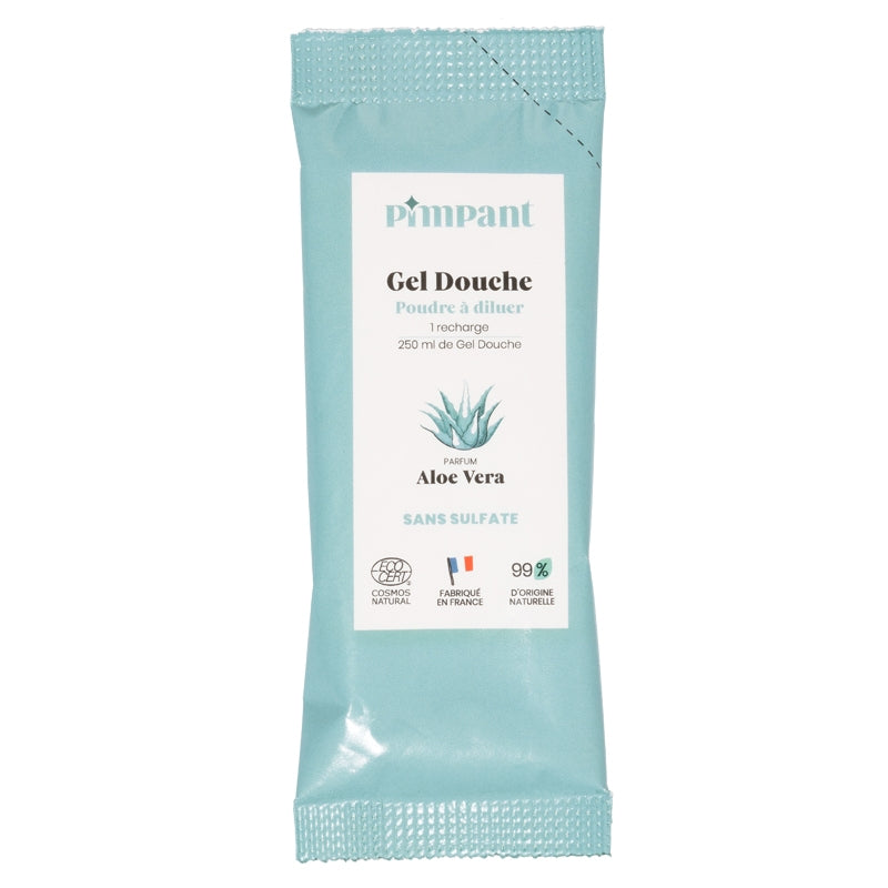 Gel douche poudre à diluer aloe vera