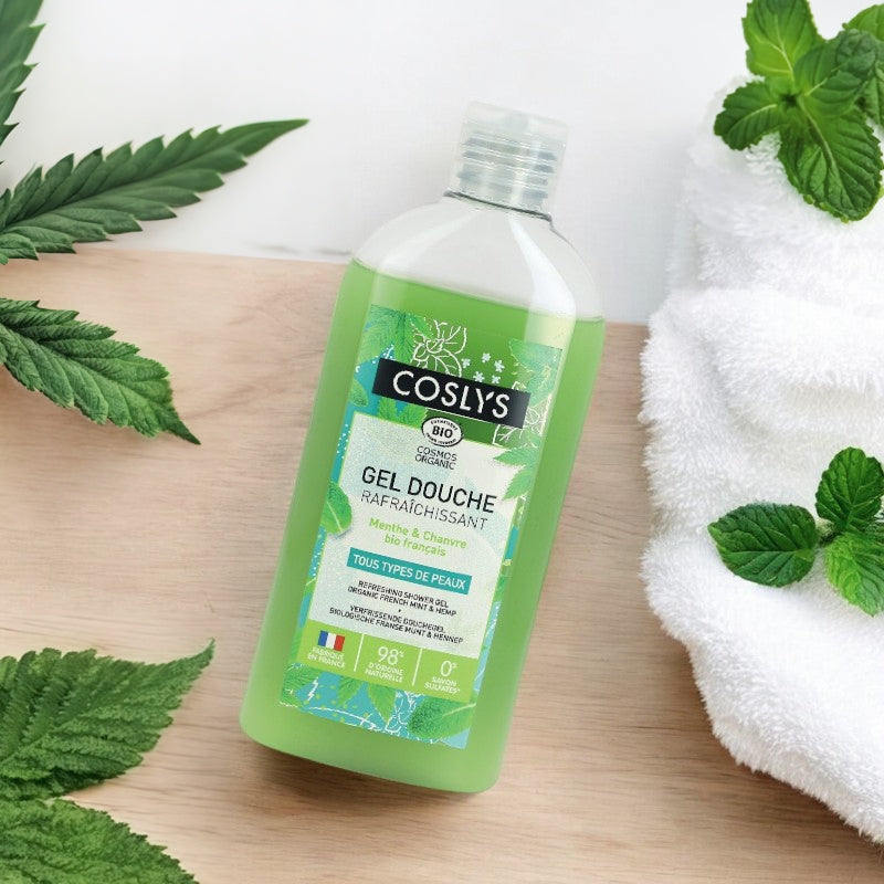 Coslys - Erfrischendes Duschgel Minze & Hanf BIO 250ml