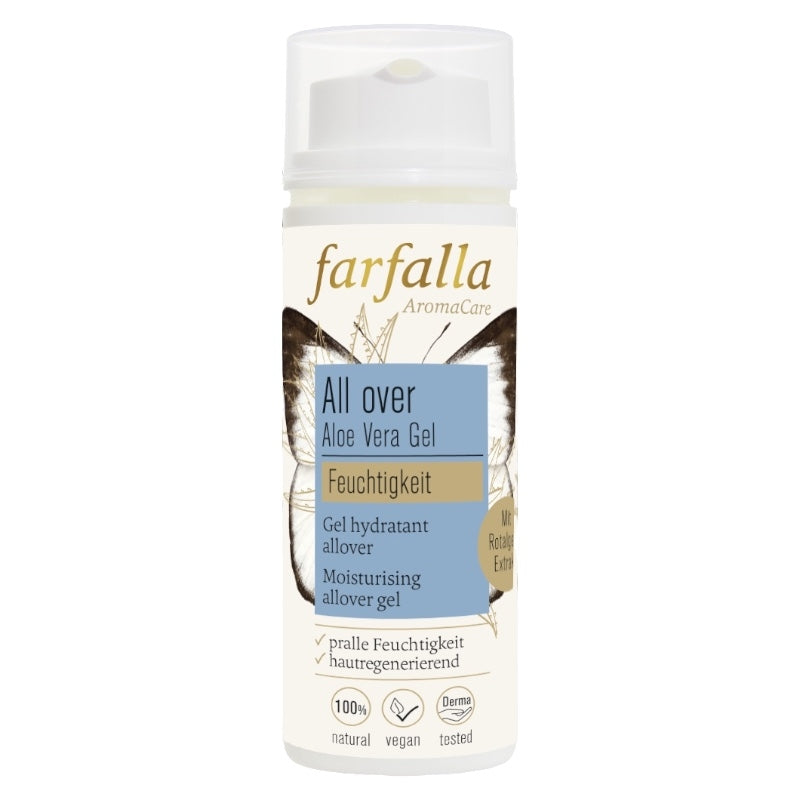 Farfalla - Feuchtigkeitsgel Gesicht & Körper Aloe Vera BIO 50ml
