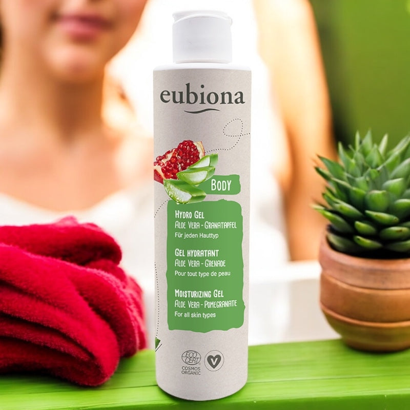 Eubiona - Feuchtigkeitsgel Aloe Vera & Granatapfel BIO 200ml