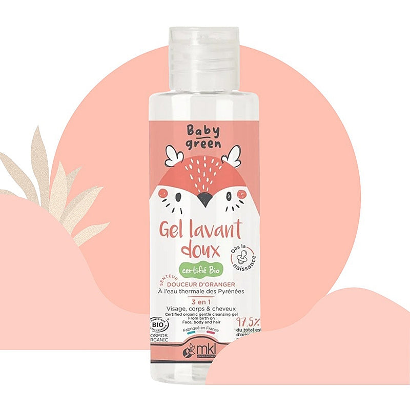 Sanftes Baby Waschgel Orangenblüte BIO