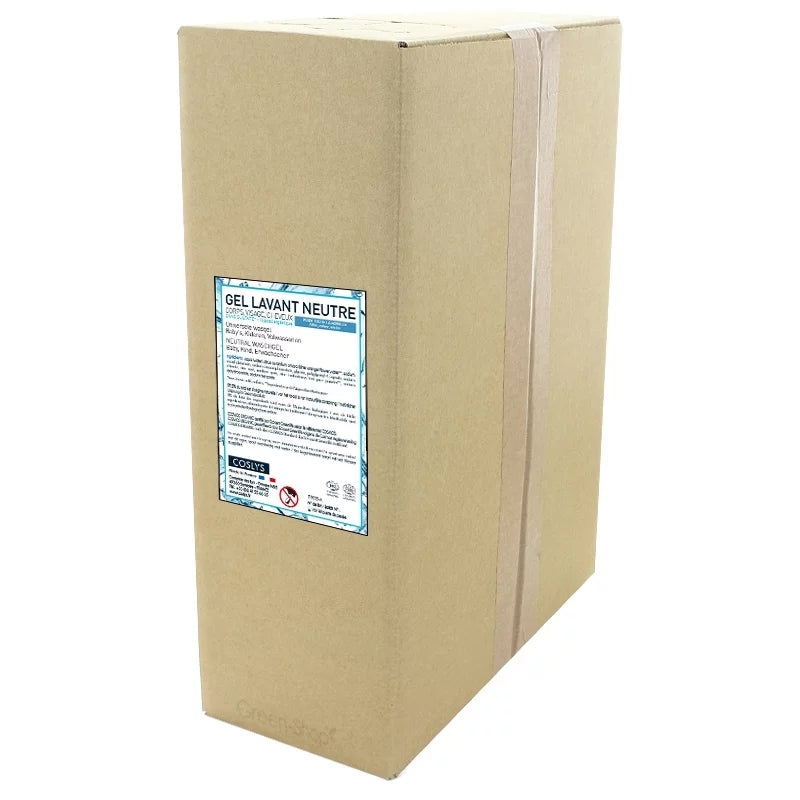 Coslys - Gel lavant neutre corps, visage & cheveux BIO sans parfum 10kg