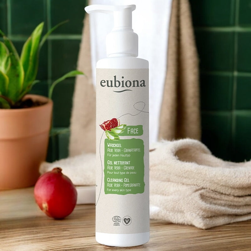 Eubiona - Gel nettoyant BIO aloe vera & grenade 200ml
