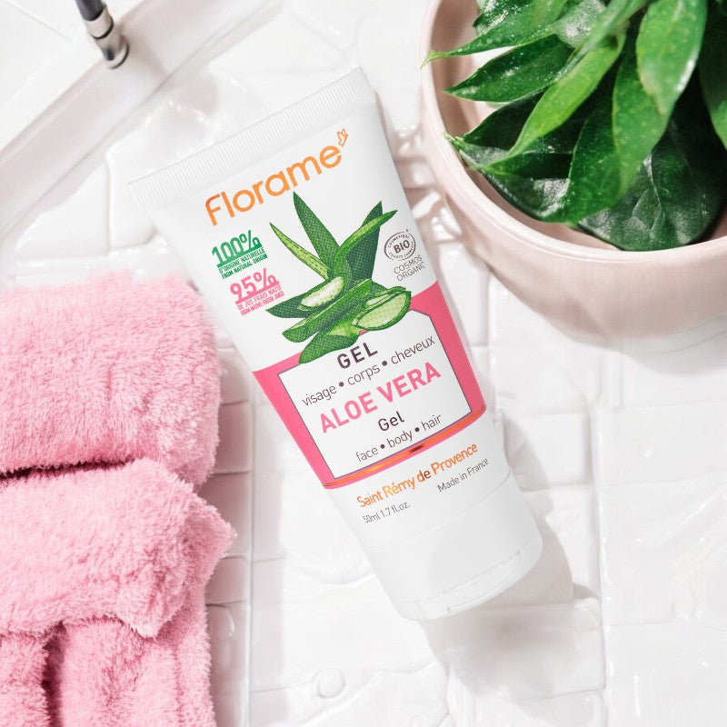Florame - Gel für Gesicht, Körper & Haare Aloe Vera BIO 50ml