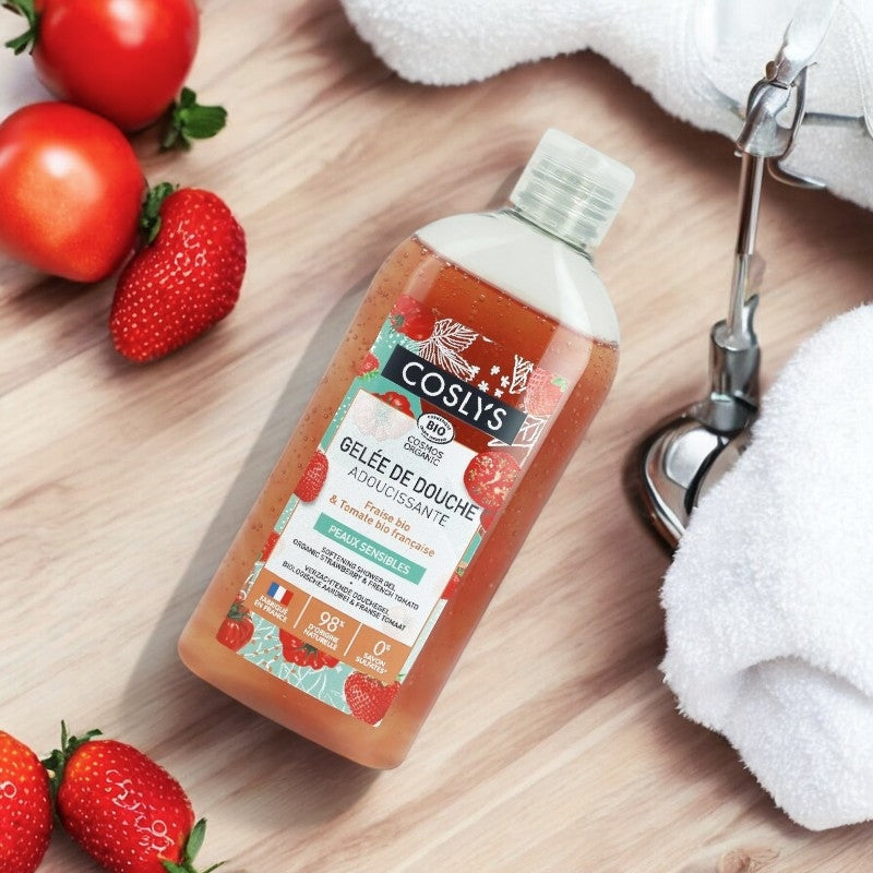 Coslys - Pflegendes Duschgel Erdbeere & Tomate BIO 250ml