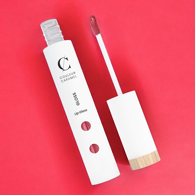Couleur Caramel - Lipgloss Himbeerrot perlmutt Nr. 805 BIO 5g